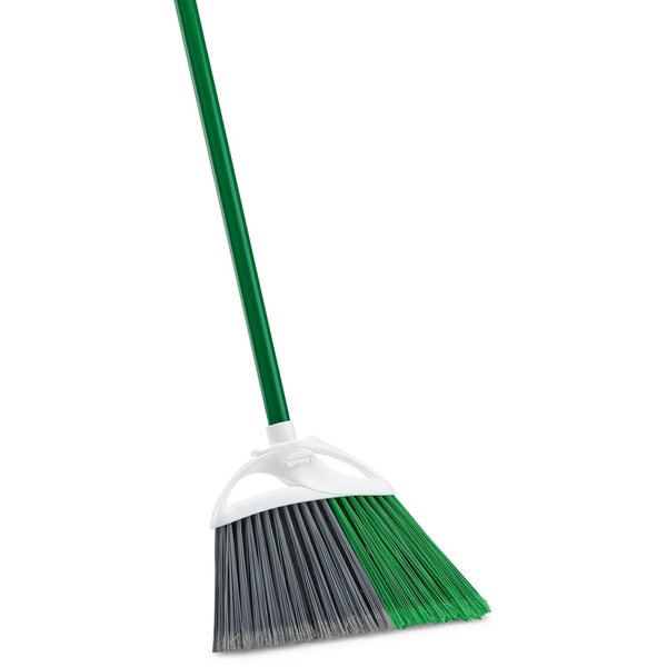 Libman Precision Angle 11 in. W Stiff Recycled Plastic Broom 071736002019